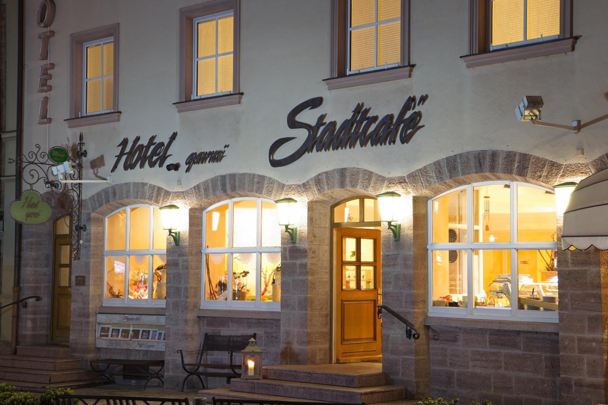 Stadtcafé Hotel garni Hammelburg Buitenkant foto